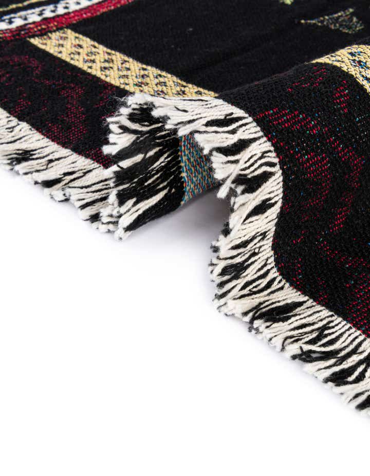 4' 6 x 6' Day of the Dead Throw Blanket