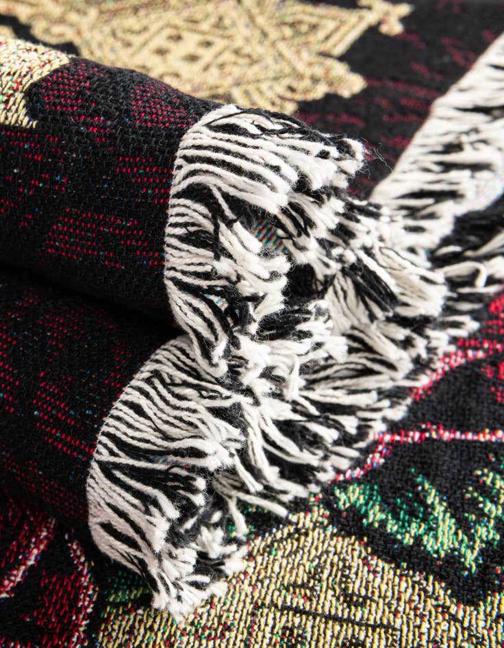 Detail image of 4' 6 x 6' Day of the Dead Throw Blanket