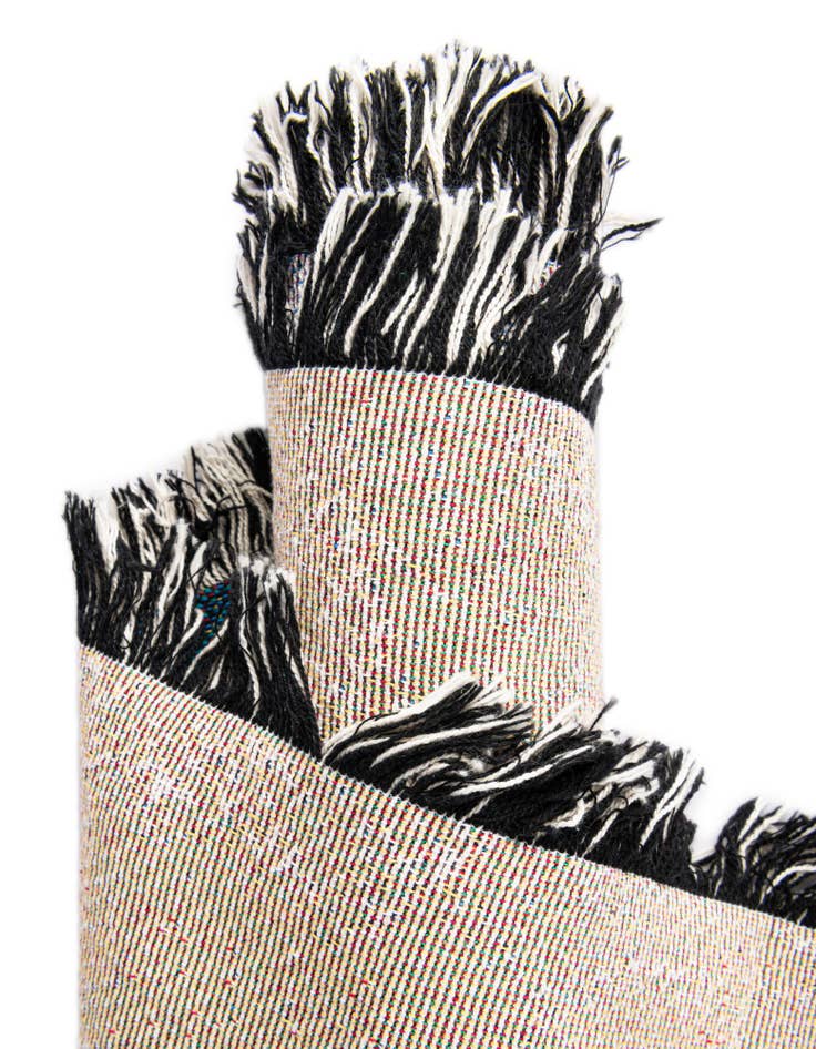 Detail image of 4' 6 x 6' Desert Abstract Throw Blanket