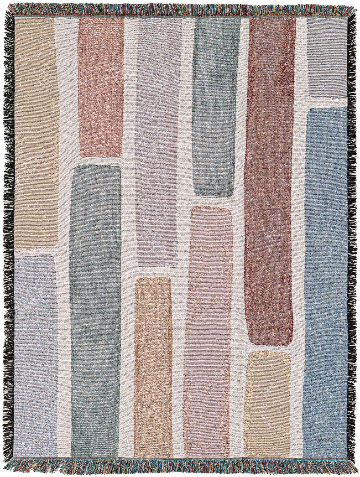 4' 6 x 6' Desert Abstract Throw Blanket