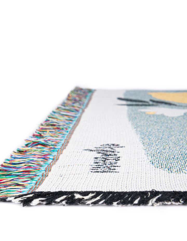 135cm x 185cm Pastel Lemons Throw Blanket