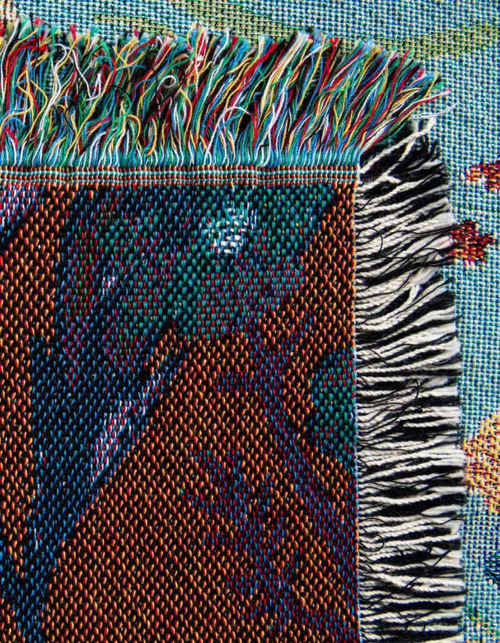 Plaid Floral-Yellow Bloom 135cm x 185cm