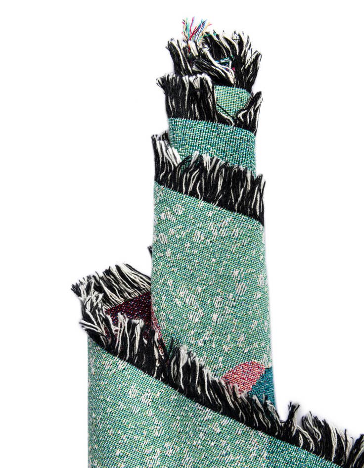 Detail image of 4' 6 x 6' Roller Skate Throw Blanket