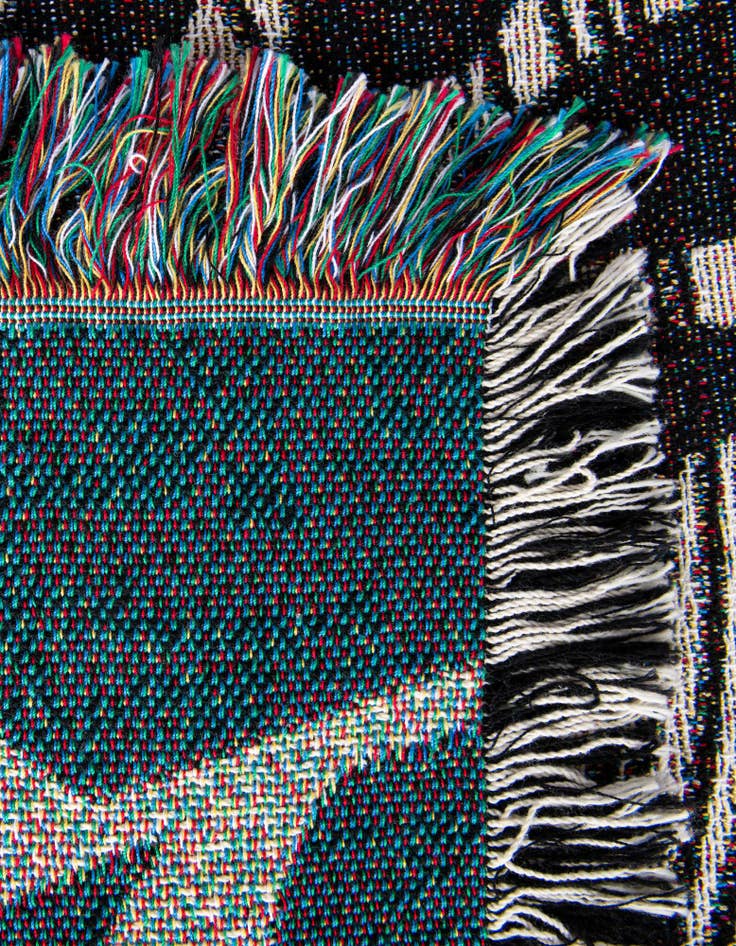 Detail image of 4' 6 x 6' Abstract Arches 2 Throw Blanket