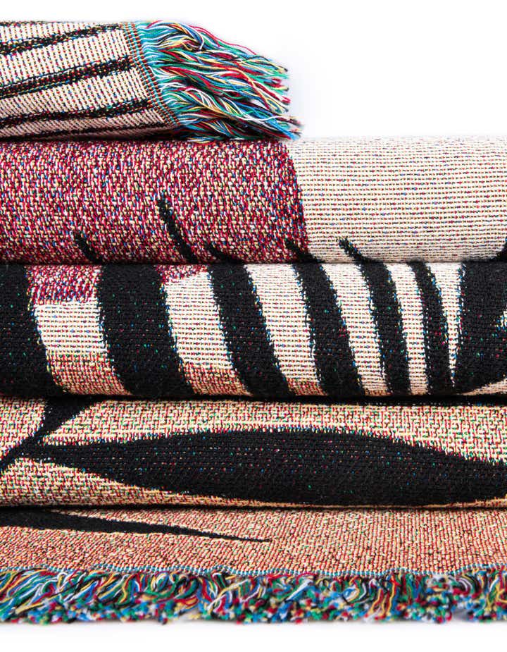 135cm x 185cm Abstract Arches 2 Throw Blanket