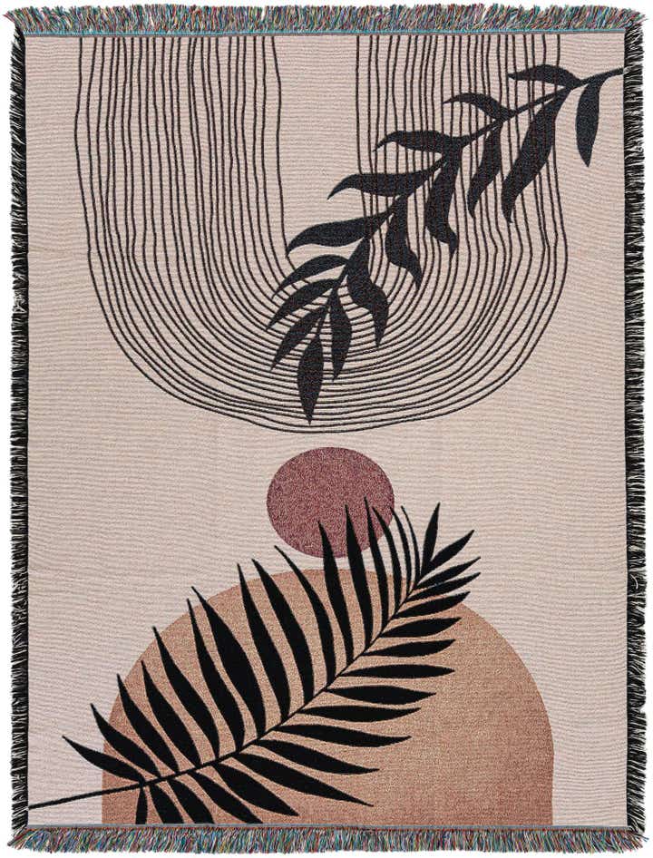 135cm x 185cm Abstract Arches 2 Throw Blanket