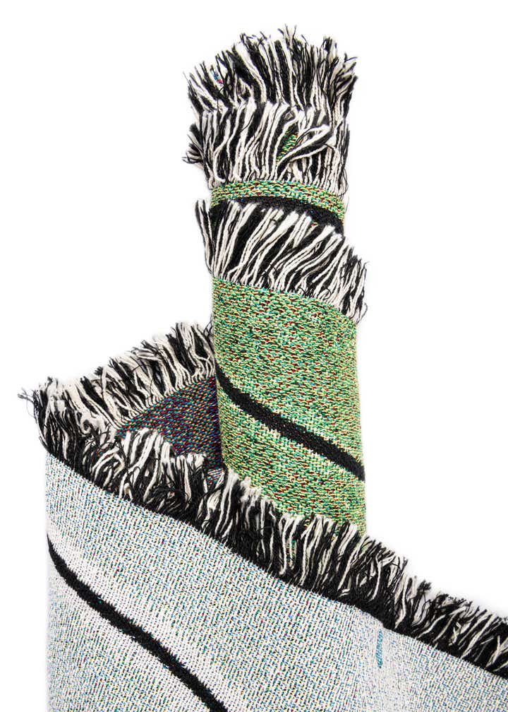 4' 6 x 6' Spring Peeking Through Throw Blanket