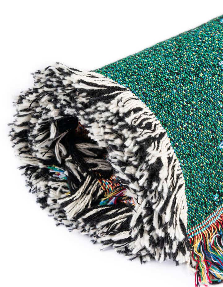 4' 6 x 6' Spring Peeking Through Throw Blanket