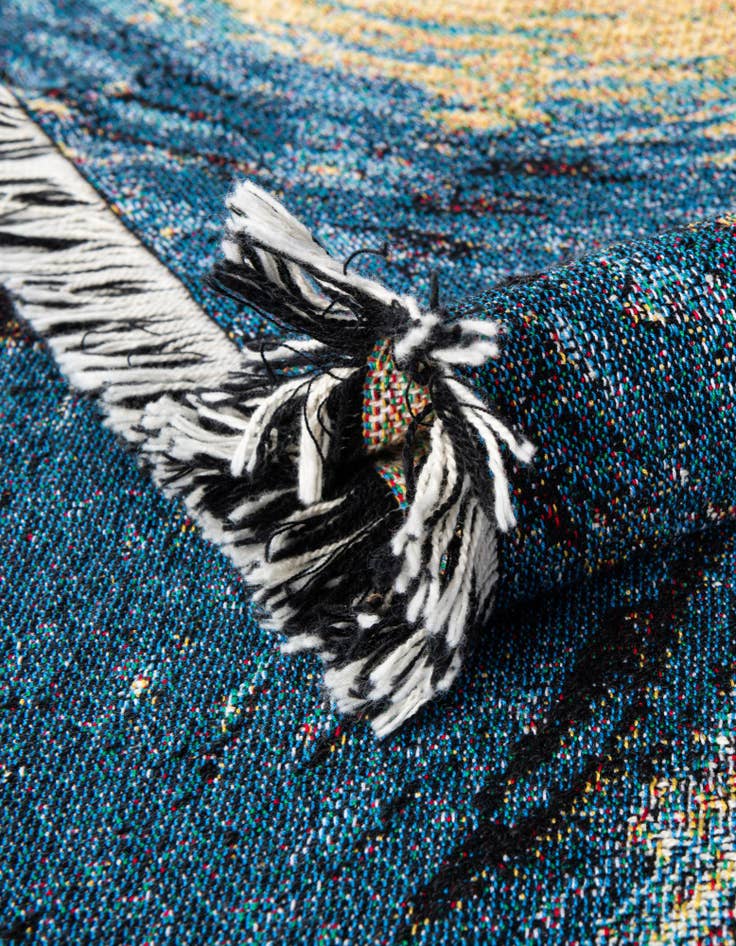 Detail image of 4' 6 x 6' Starry Night Throw Blanket