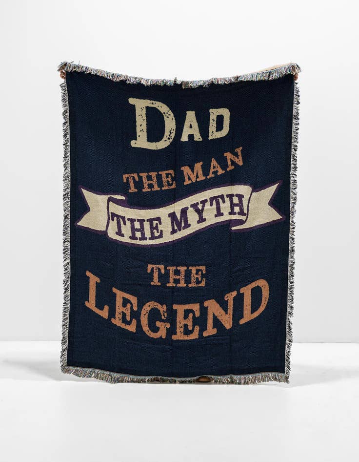 Detail image of 4' 6 x 6' The Legend Throw Blanket