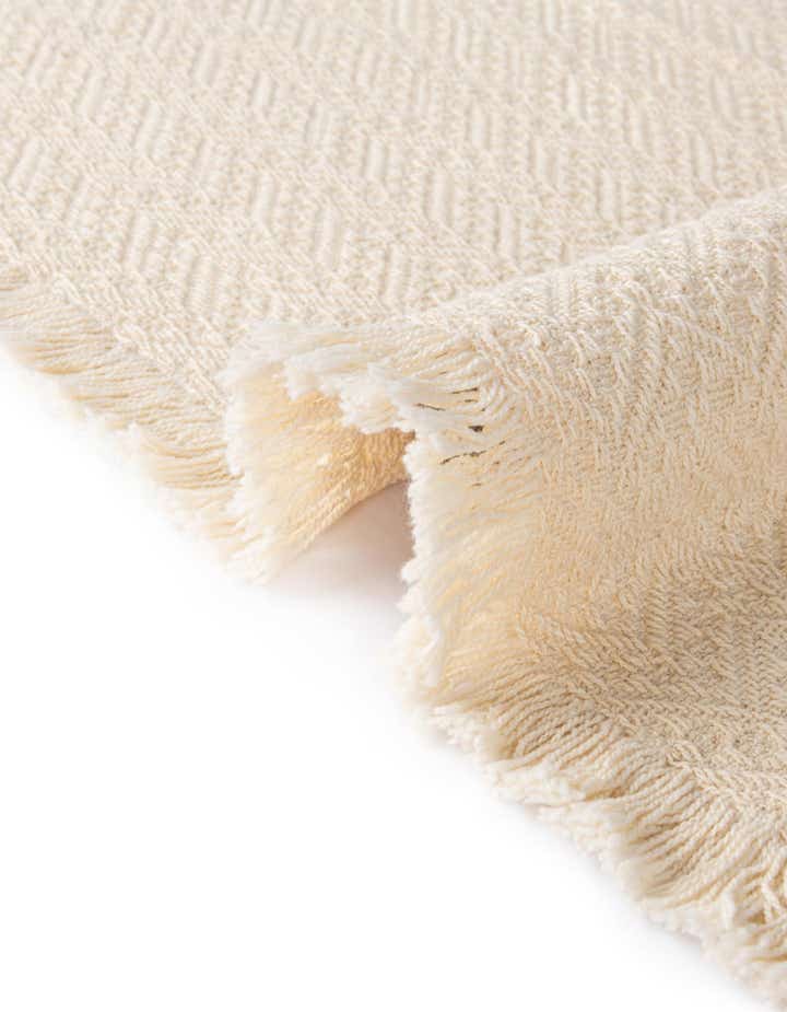 135cm x 185cm Brittany Natural Throw Blanket