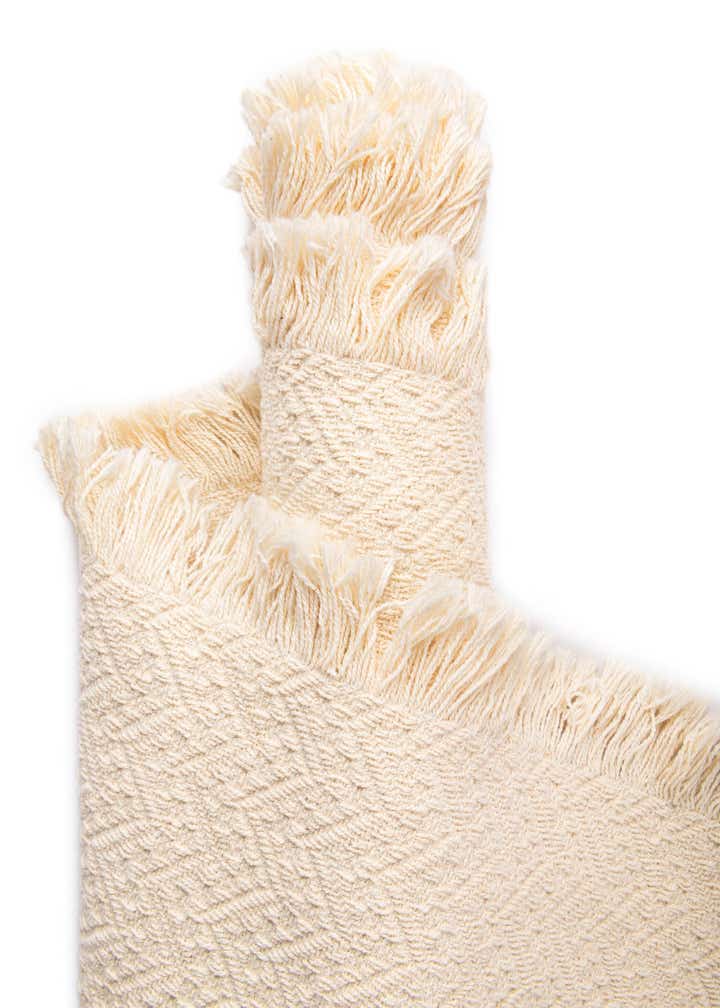 4' 6 x 6' Brittany Natural Throw Blanket