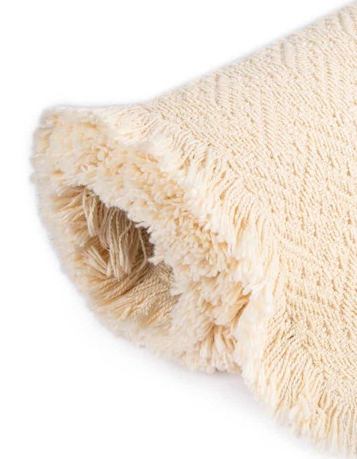 4' 6 x 6' Brittany Natural Throw Blanket