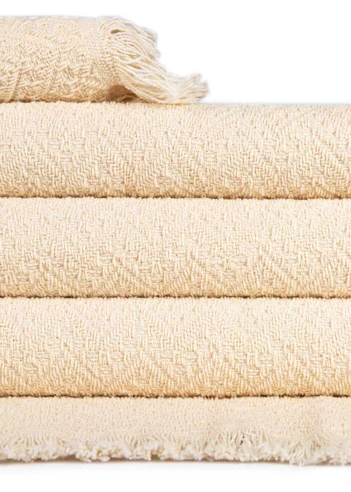 4' 6 x 6' Brittany Natural Throw Blanket