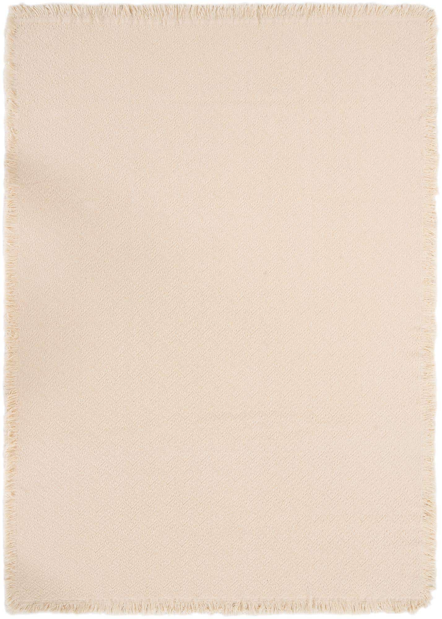 4' 6 x 6' Brittany Natural Throw Blanket