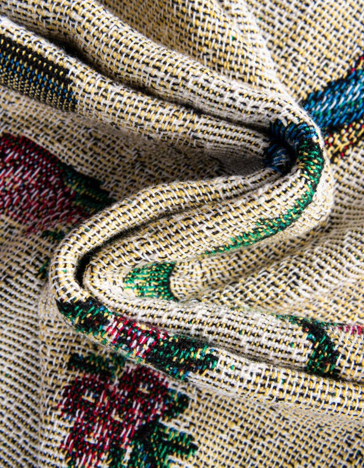 Detail image of 4' 6 x 6' Floral Majesty Throw Blanket