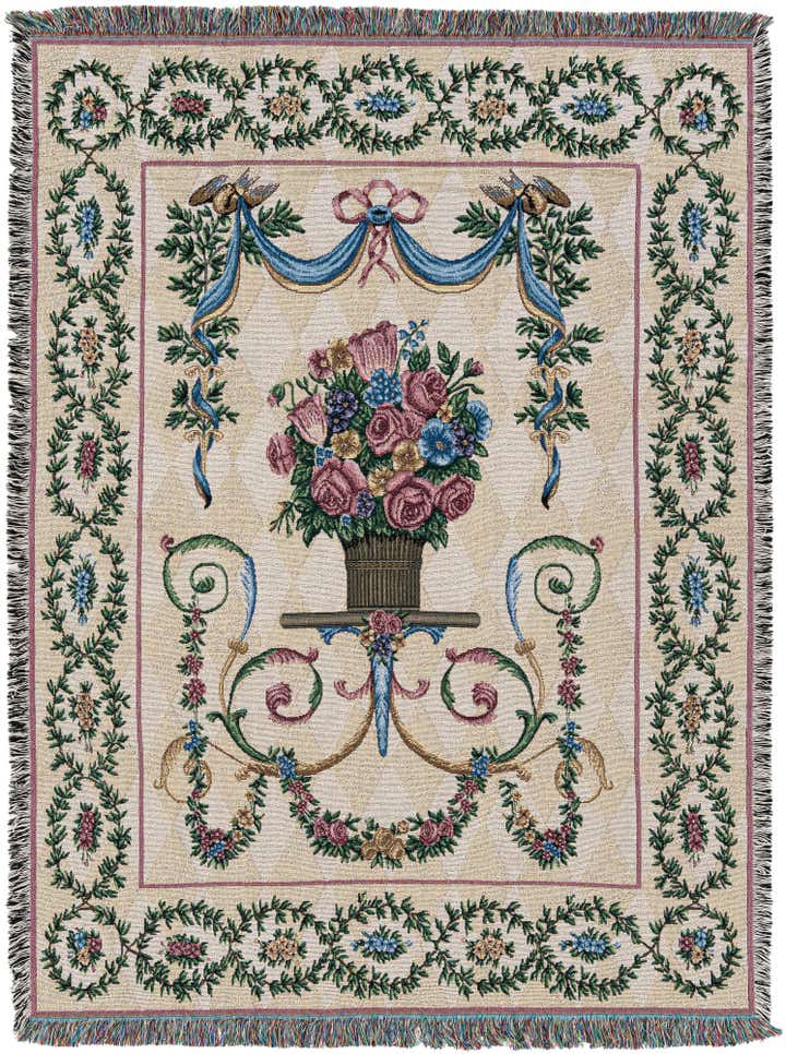 135cm x 185cm Floral Majesty Kuscheldecke
