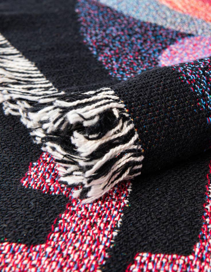 Detail image of 4' 6 x 6' To My Daughter Colorful Unicorn Throw Blanket
