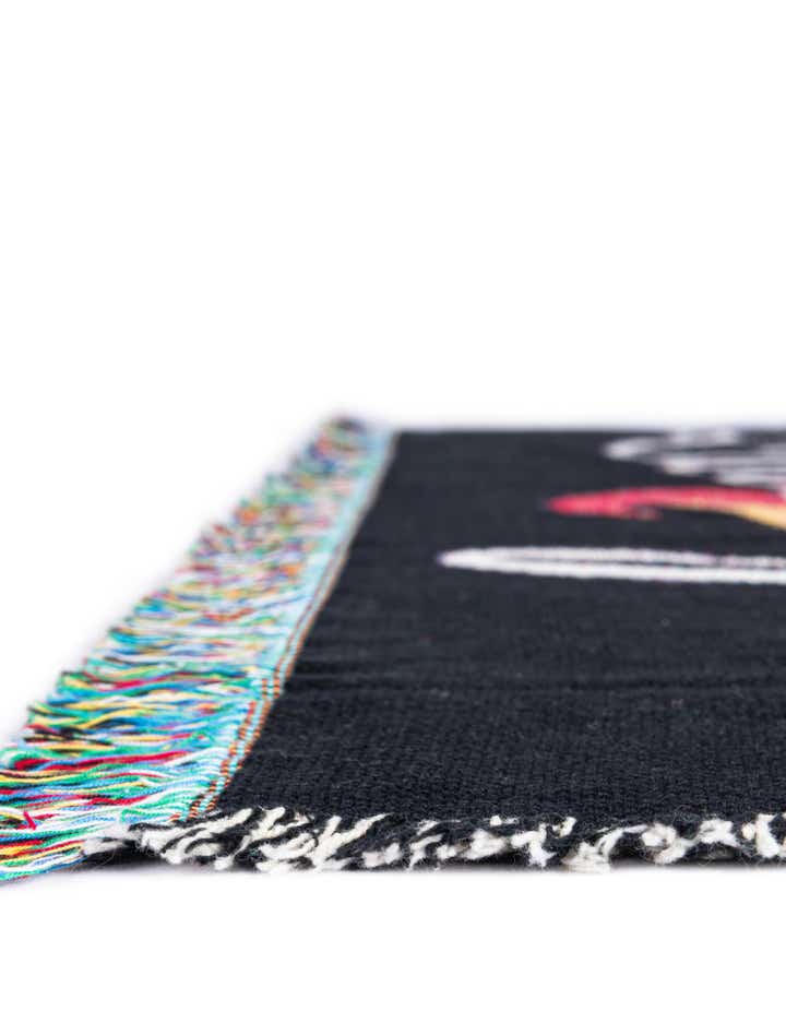 135cm x 185cm To My Daughter Colorful Unicorn Throw Blanket