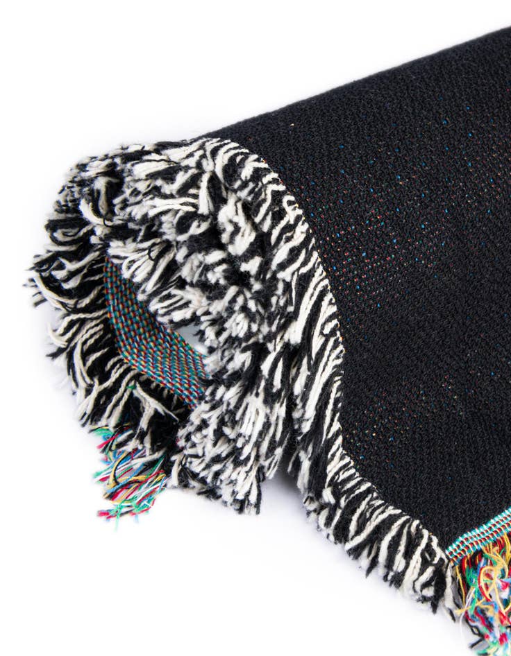 Detail image of 4' 6 x 6' To My Daughter Colorful Unicorn Throw Blanket