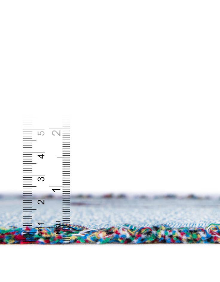 Detail image of 4' 6 x 6' Home Heart Teal Throw Blanket