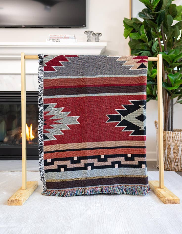 Detail image of 4' 6 x 6' Kaibab Throw Blanket