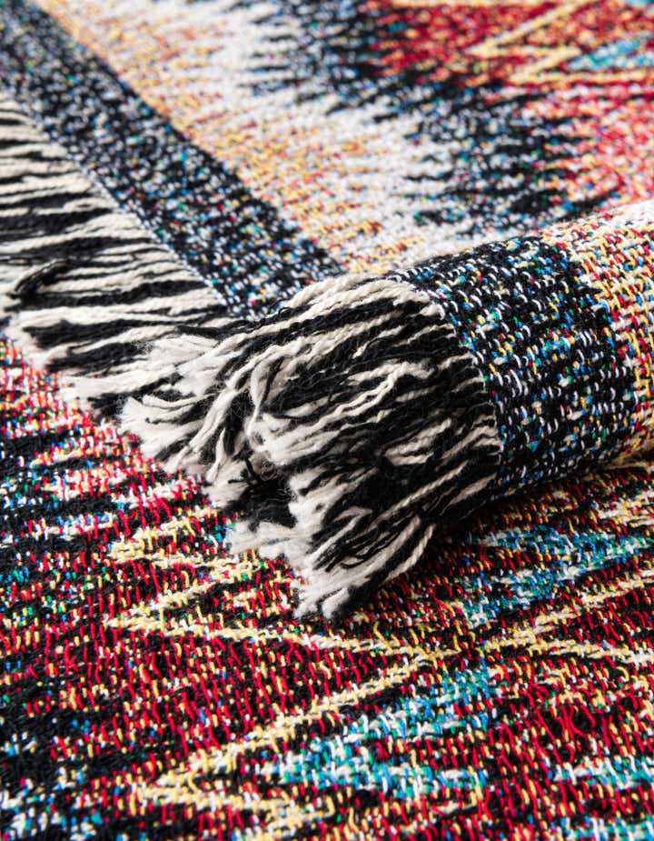 4' 6 x 6' Southwest Salmon Throw Blanket