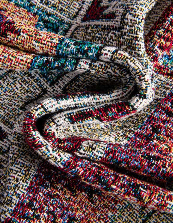 4' 6 x 6' Southwest Salmon Throw Blanket