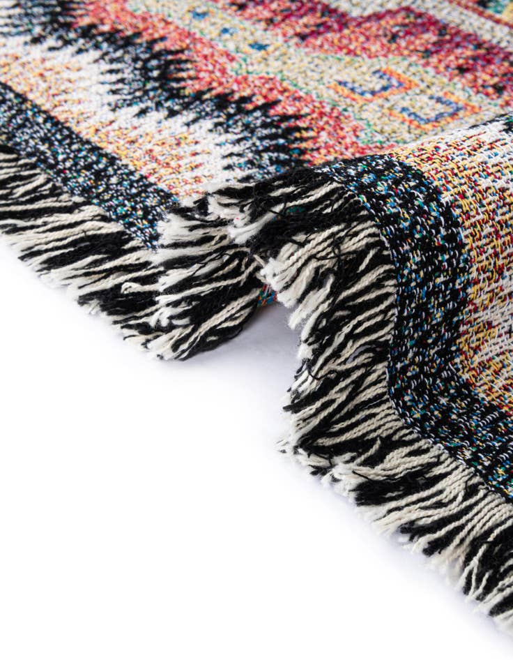 Detail image of 4' 6 x 6' Southwest Salmon Throw Blanket