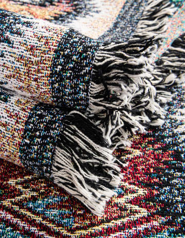 4' 6 x 6' Southwest Salmon Throw Blanket