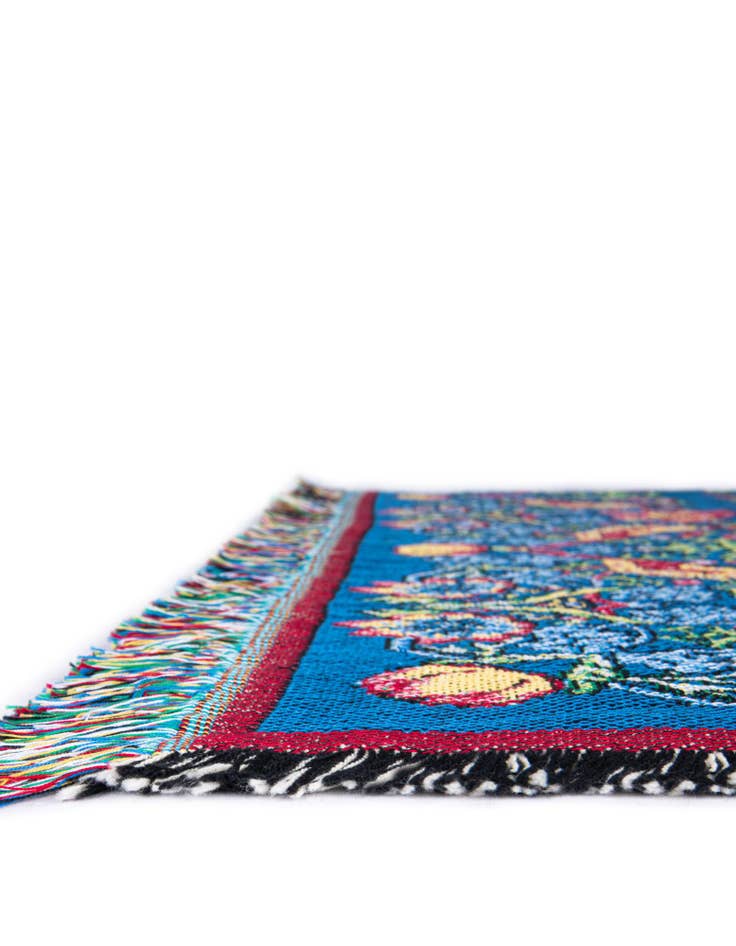 Detail image of 4' 6 x 6' Strawberry Thief Throw Blanket