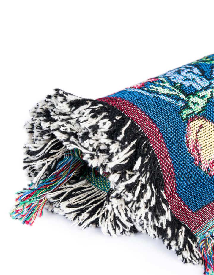 4' 6 x 6' Strawberry Thief Throw Blanket