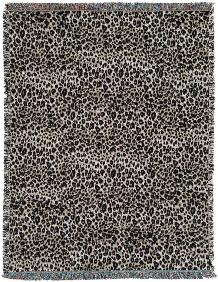 4' 6 x 6' Cheetah Skin Throw Blanket