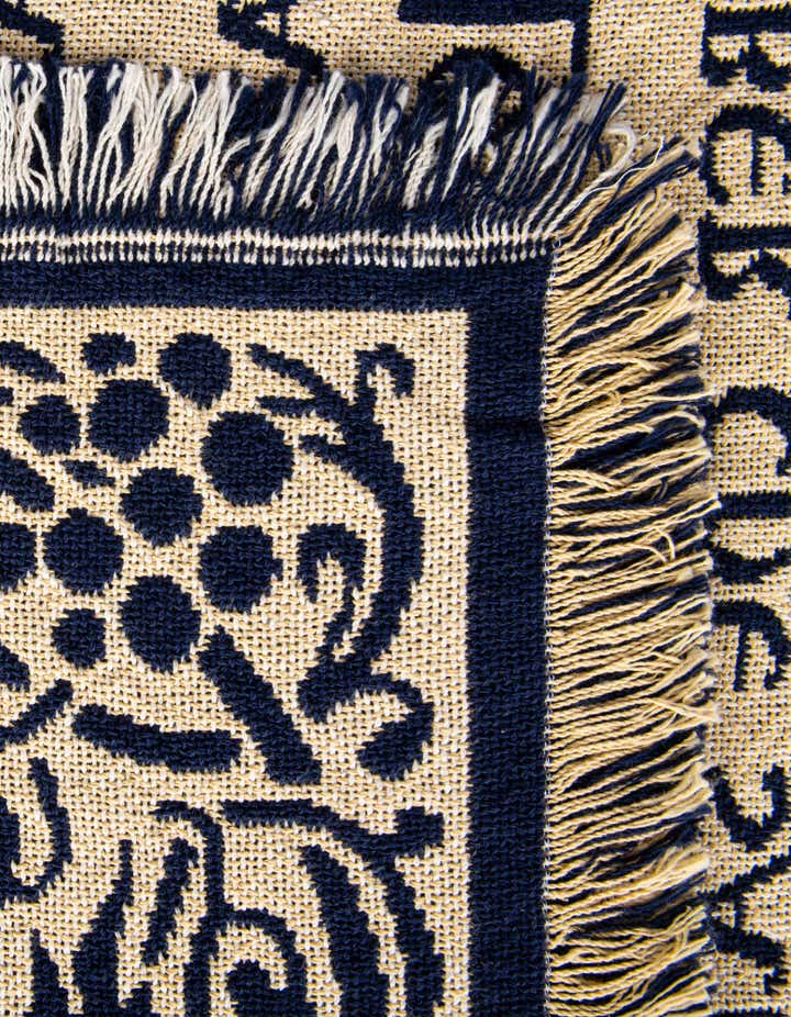 135cm x 185cm Ten Commandments Natural Throw Blanket