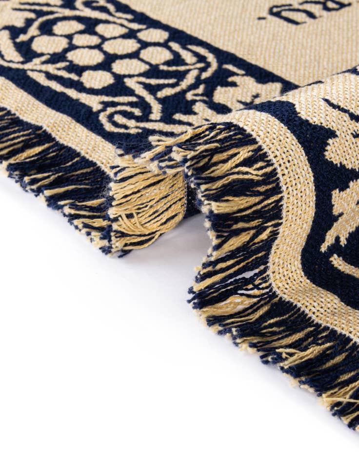 Detail image of 4' 6 x 6' Ten Commandments Natural Throw Blanket