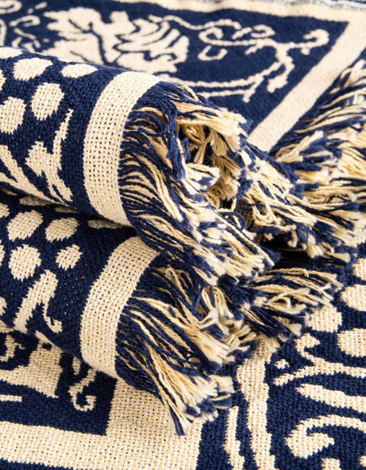 Detail image of 4' 6 x 6' Ten Commandments Natural Throw Blanket