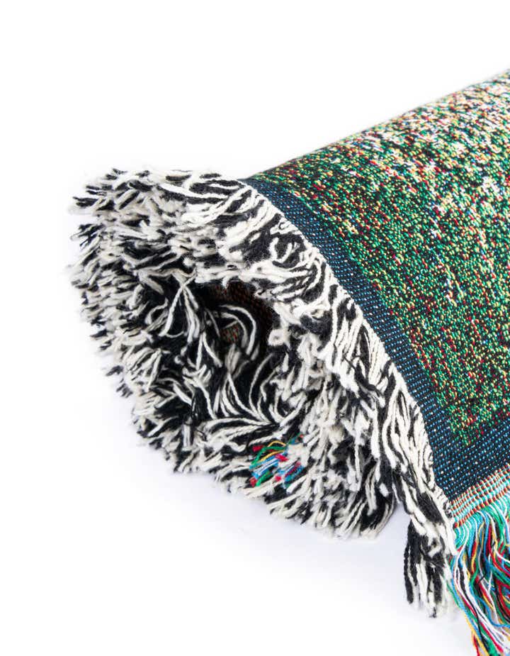 135cm x 185cm Footprints Throw Blanket