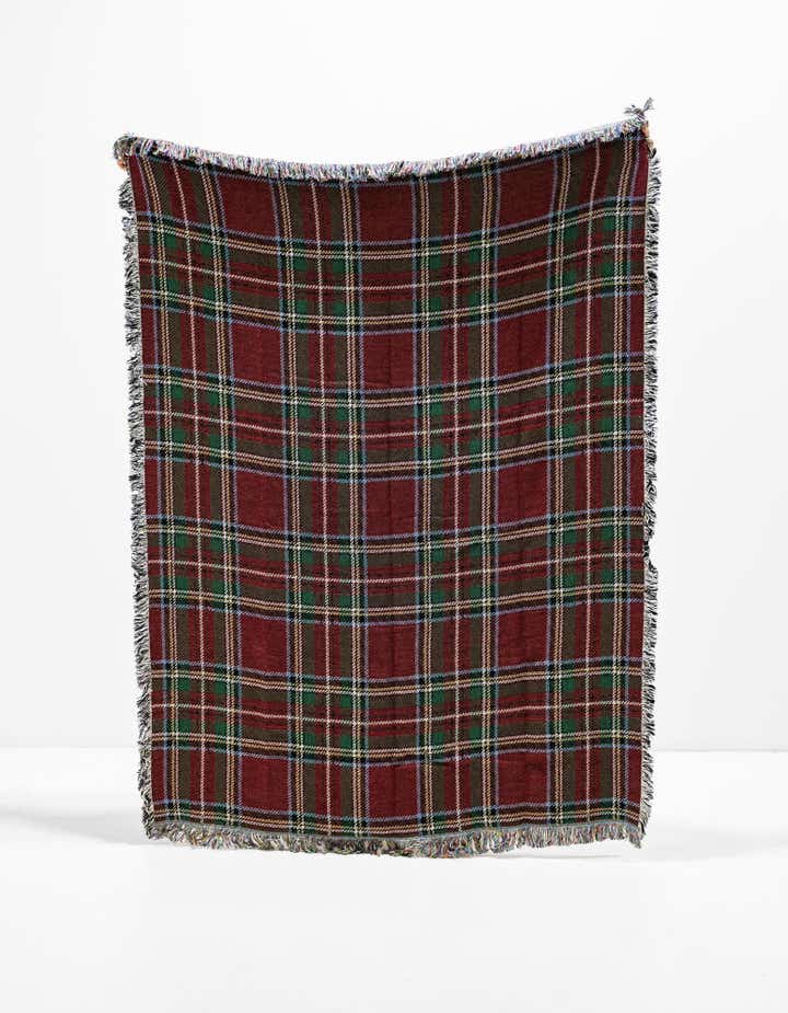 135cm x 185cm Stewart Royal Plaid Plaid
