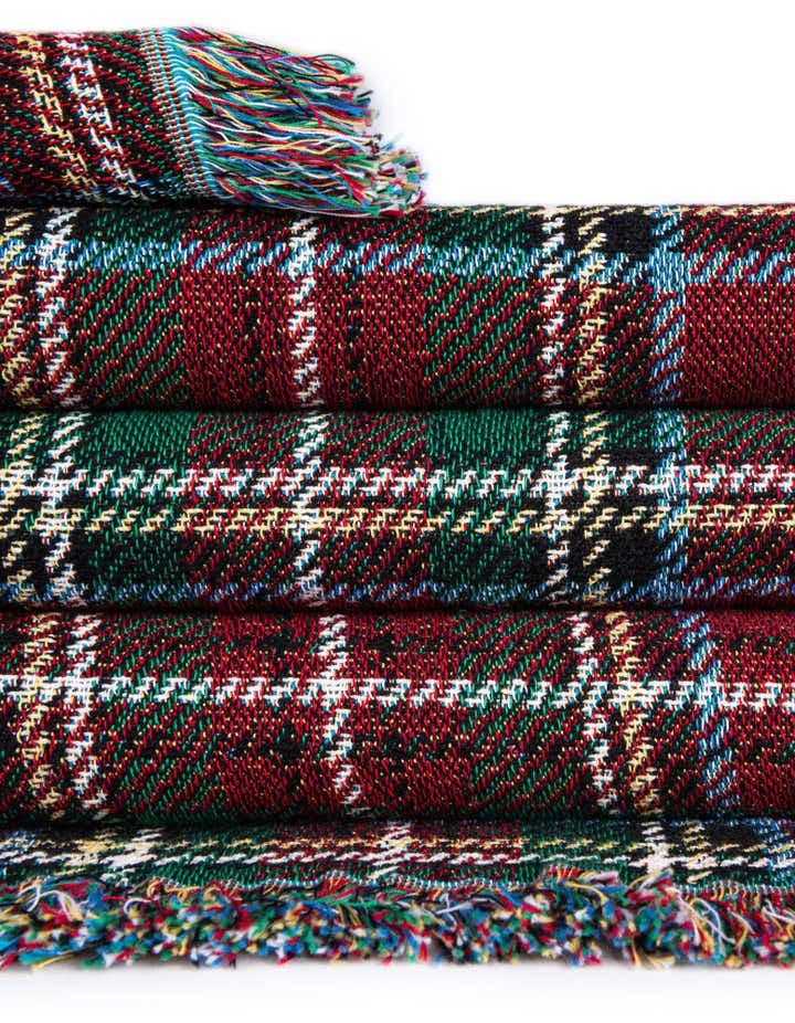 135cm x 185cm Stewart Royal Plaid Plaid