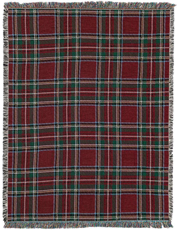 135cm x 185cm Stewart Royal Plaid Plaid