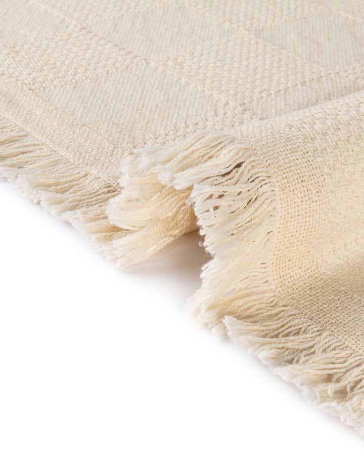 135cm x 185cm Classic Natural Throw Blanket