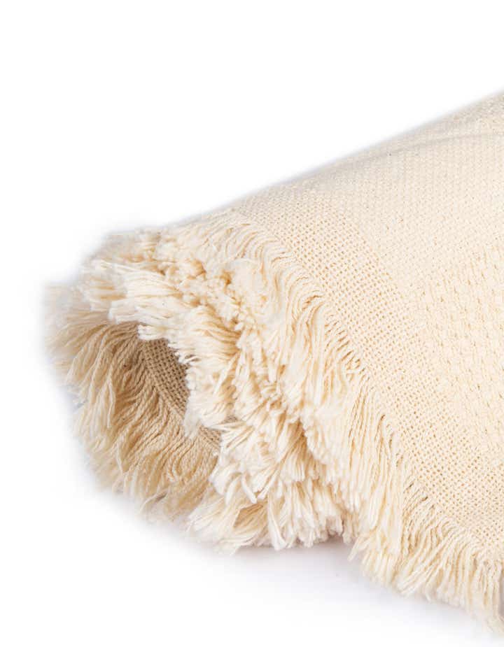 135cm x 185cm Classic Natural Throw Blanket