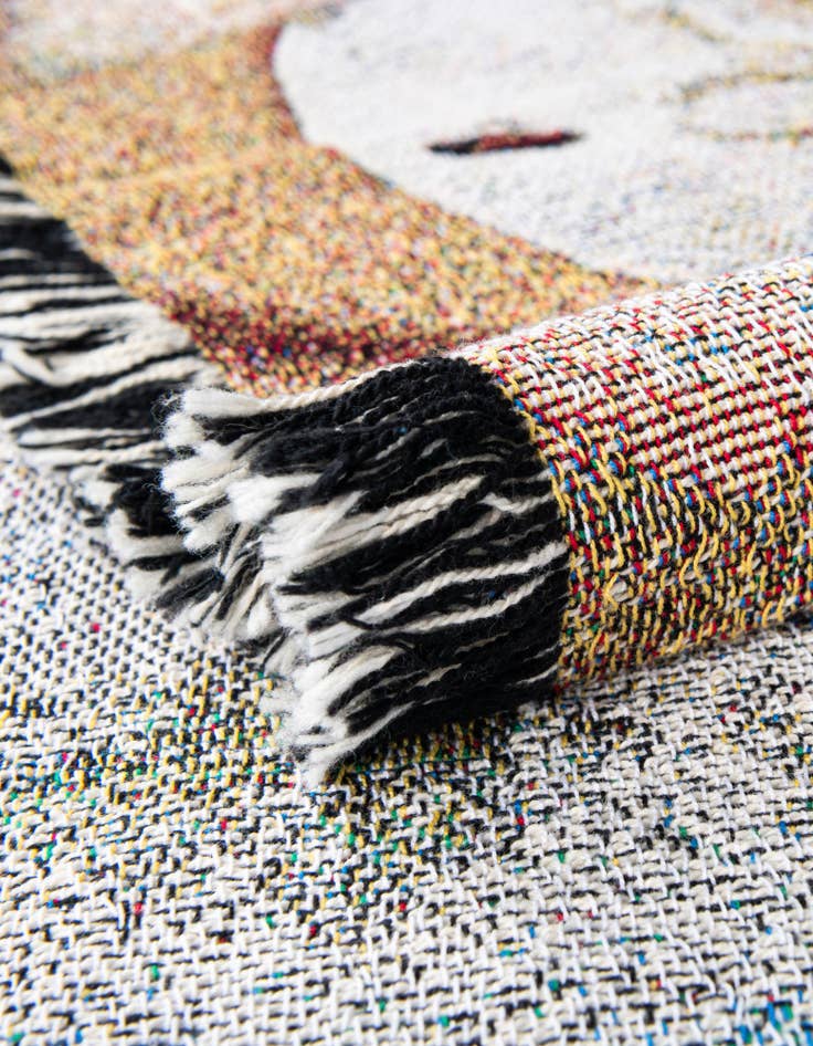 Detail image of 4' 6 x 6' Legend of the Sand Dollar Throw Blanket