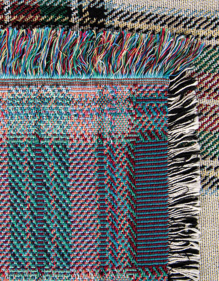 4' 6 x 6' Stewart Dress Plaid Tartan Throw Blanket