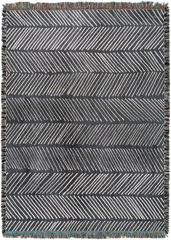 4' 6 x 6' Modern Monochrome Throw Blanket