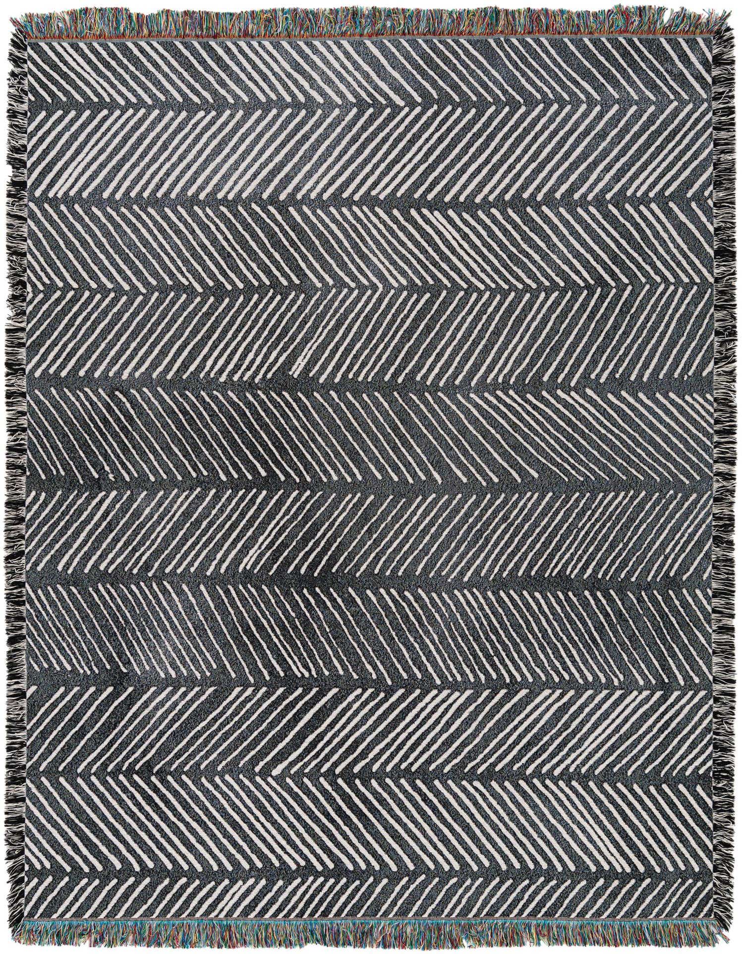 Primary image 4' 6 x 6' Modern Monochrome Throw Blanket