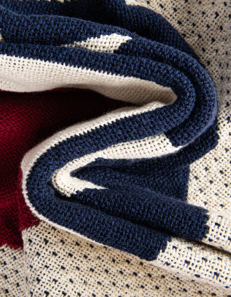 Detail image of 4' 6 x 6' Democratic Logo Throw Blanket