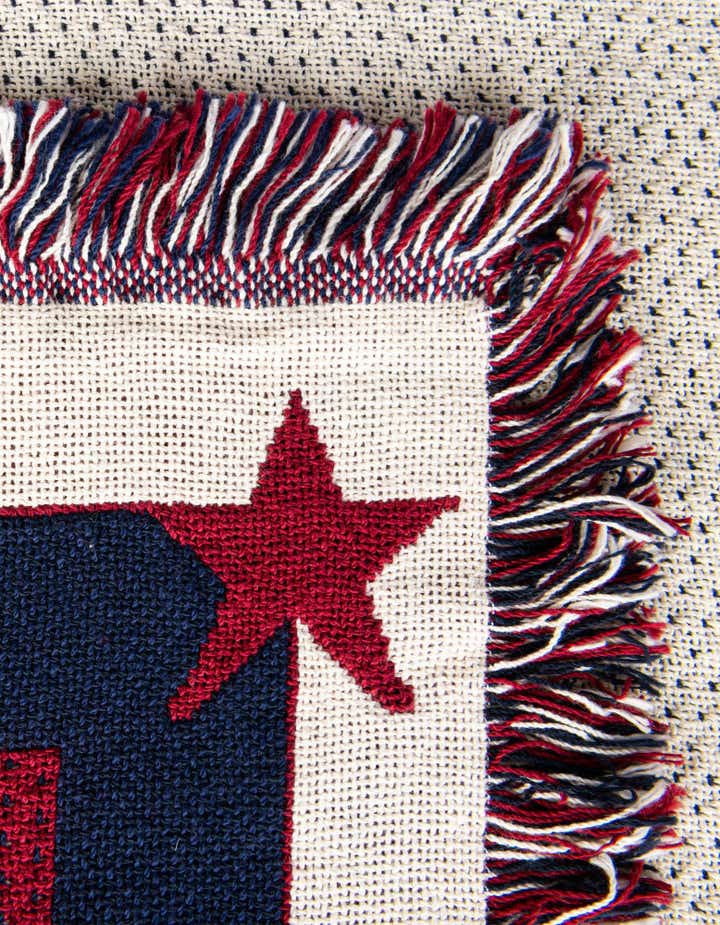 4' 6 x 6' Democratic Logo Throw Blanket