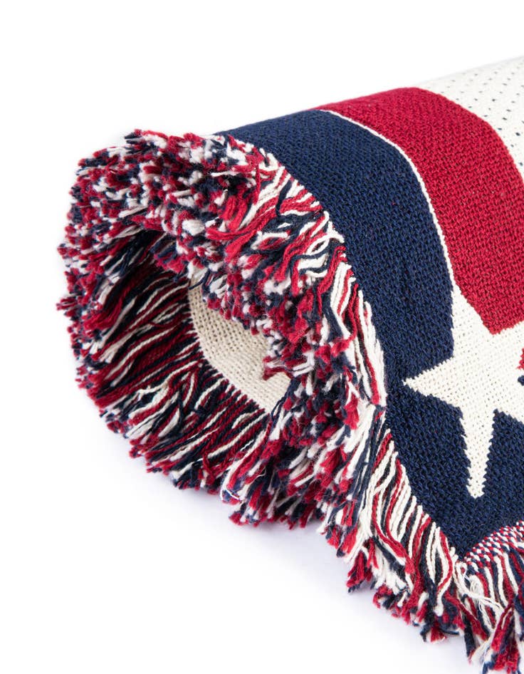 Detail image of 4' 6 x 6' Democratic Logo Throw Blanket