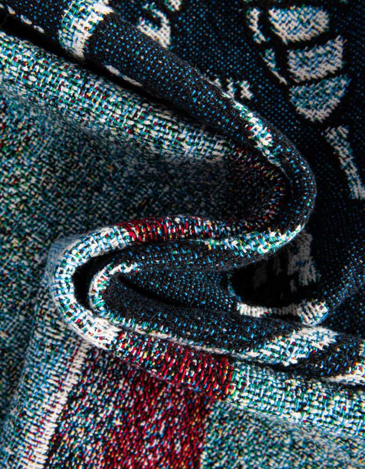 4' 6 x 6' US Navy Seal Skeleton Throw Blanket